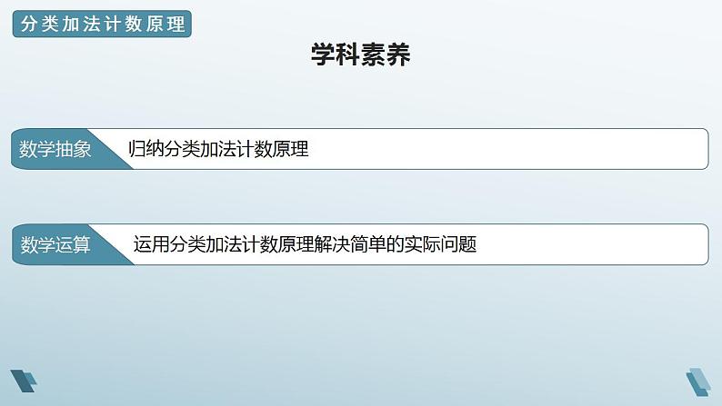 4.1.1 分类加法计数原理 课件第3页