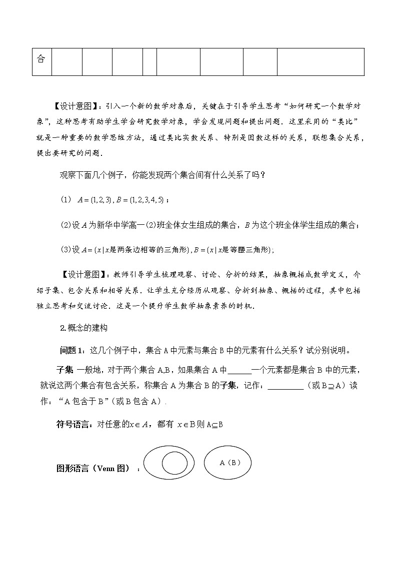 1.2集合间的基本关系教学设计02
