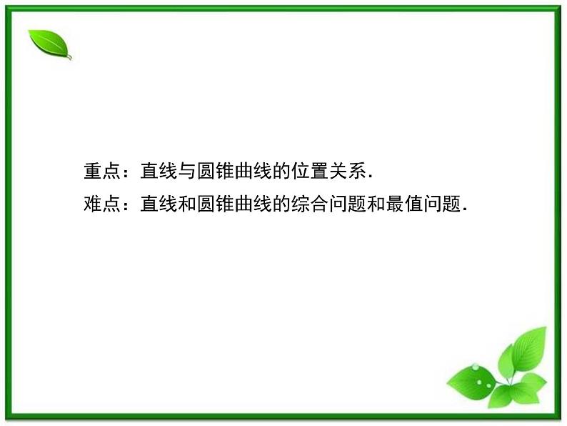 2013版高二数学（人教B版）选修2-1课件2-5《直线与圆锥曲线》第5页