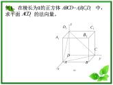 数学：3.2《空间向量在立体几何中的应用》课件（4）（新人教B版选修2-1）