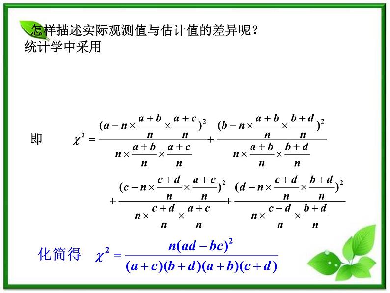 《独立性检验》课件2（15张PPT）05