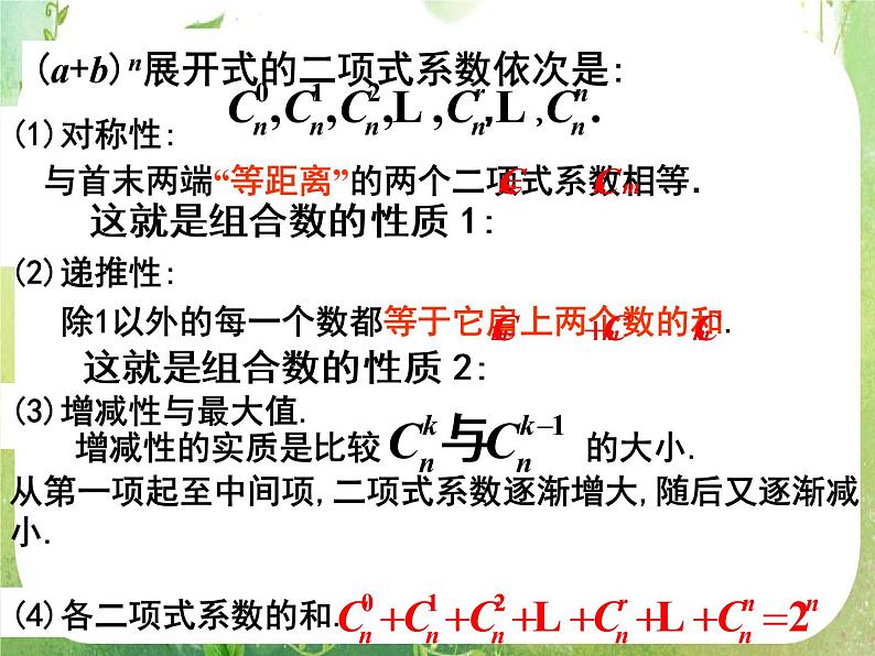 《二项式定理-杨辉三角》课件5（15张PPT）（人教A版-选修2-3）06