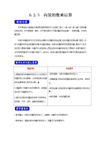 高中数学人教A版 (2019)必修 第二册6.2 平面向量的运算教案