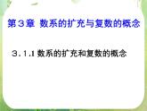 河北省保定市物探中心学校第一分校高二数学课件：3.1.1《数系的扩充和复数的概念》人教版选修2-2