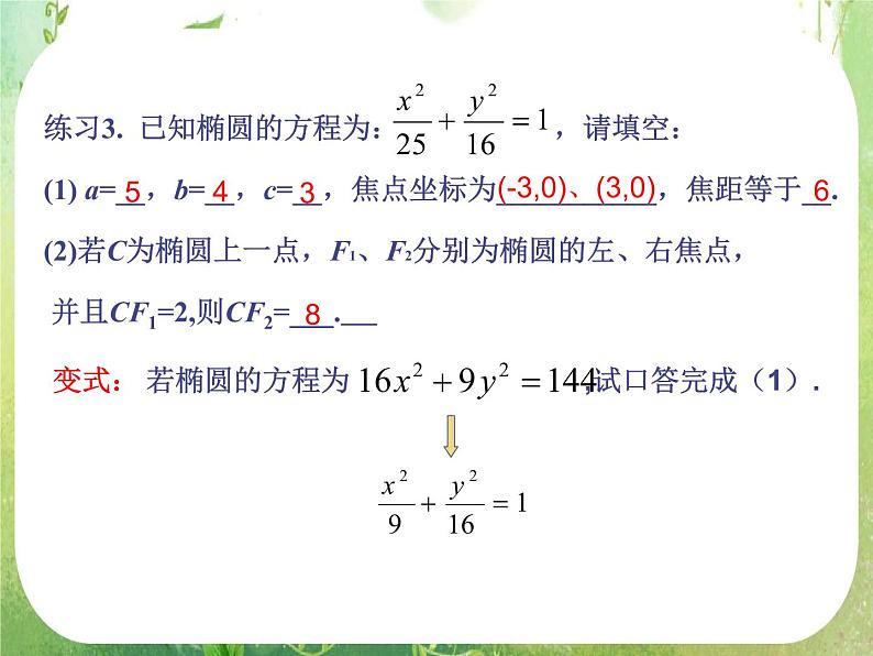 高中数学课件：椭圆的标准方程3第4页