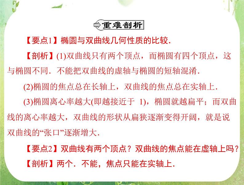 2012高二数学例题剖析课件二章 2.3.2 《双曲线的简单几何性质》（人教A版选修2-1）05