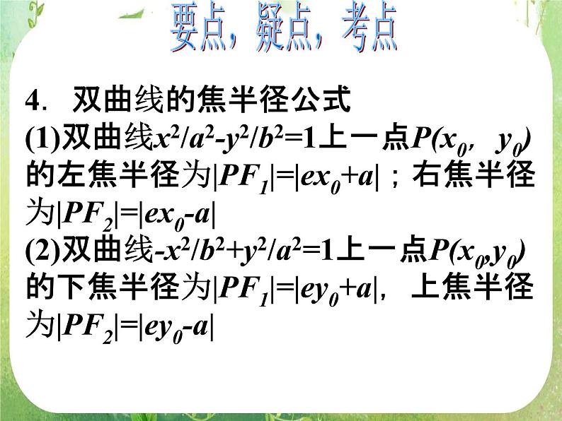 高中数学课件：双曲线复习第4页