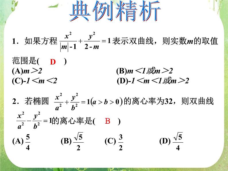 高中数学课件：双曲线复习第6页