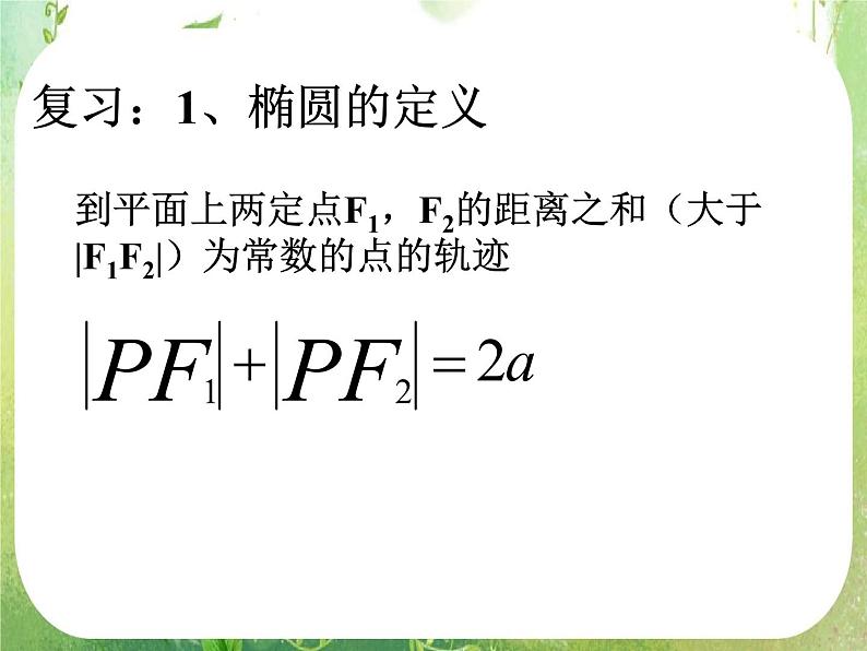 山东省菏泽一中高中数学人教版选修2-1高二数学《双曲线及其标准方程》课件第2页