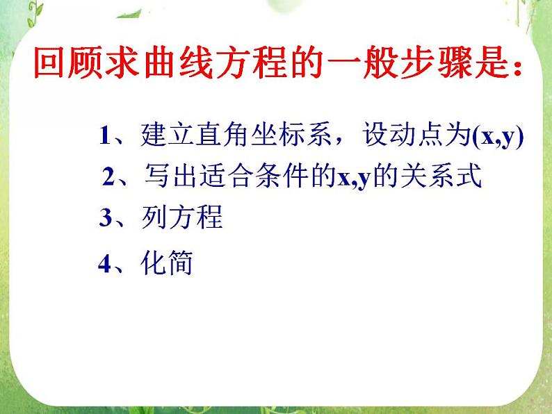 天津市青光中学2011-2012学年高二数学 2.4.1《抛物线及其标准方程》课件3（新人教A版选修2-1）第6页
