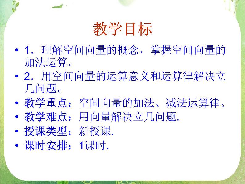 数学：3.1《空间向量及其运算》课件四（新人教A版选修2-1）03