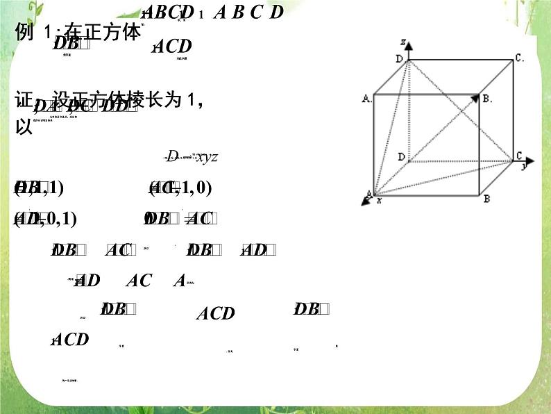 《立体几何中的向量方法》课件3（22张PPT）（新人教A版选修2-1）05
