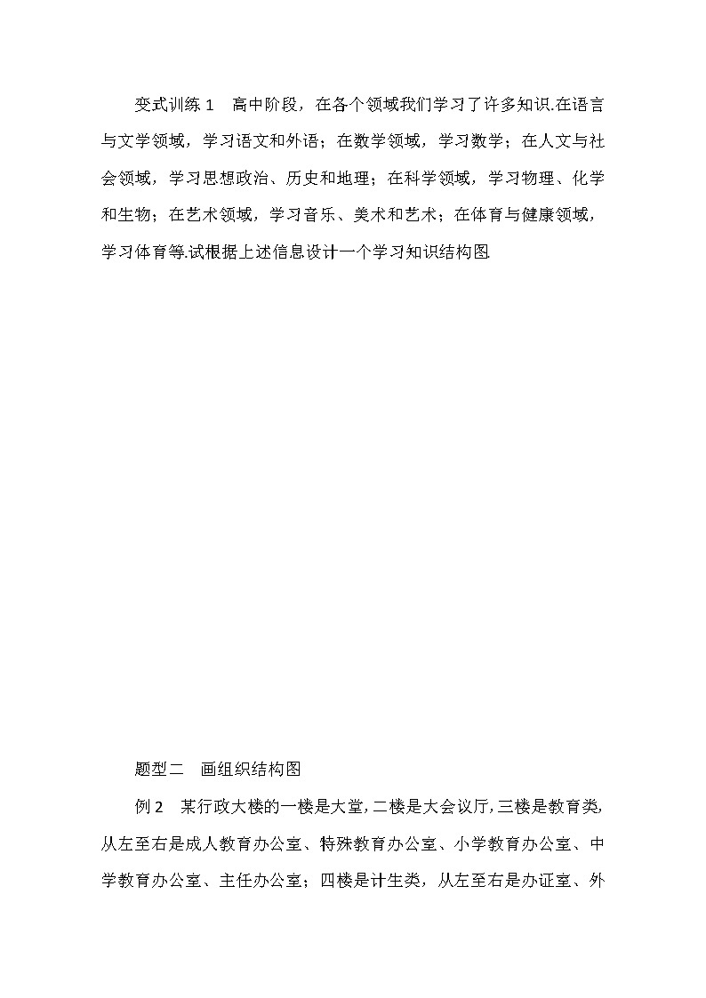 高二新课程数学4.2《结构图》导学案（新人教A版）选修1-203