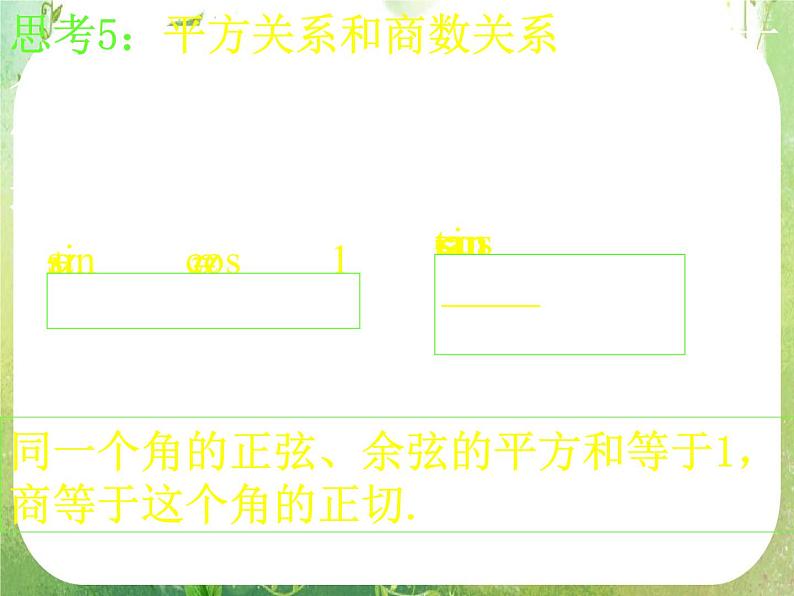 《同角三角函数的基本关系》课件3(15张PPT)（新人教A版必修4）07