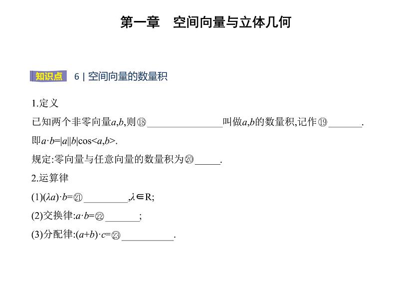 1.1  空间向量及其运算 课件（21张）高中数学新人教A版选择性必修第一册（2021年）第6页