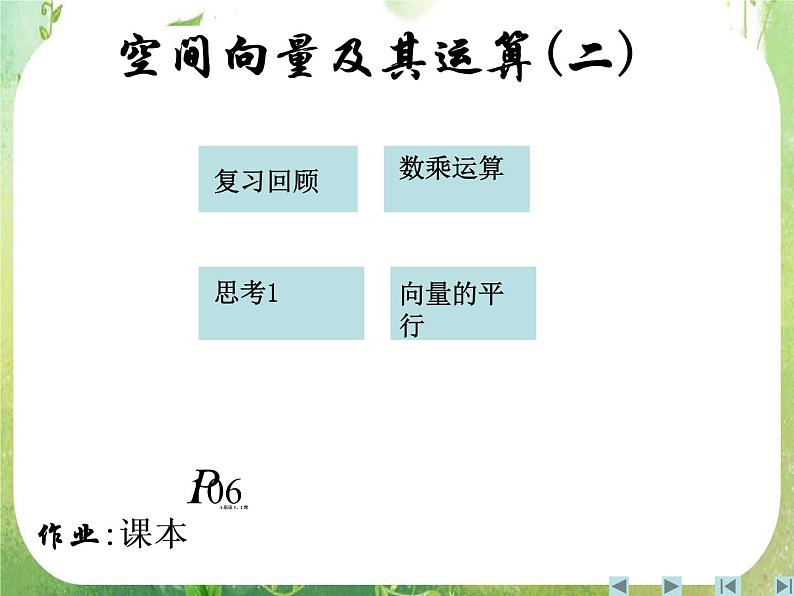 《空间向量及其运算》课件8（18张PPT）（新人教A版选修2-1）04