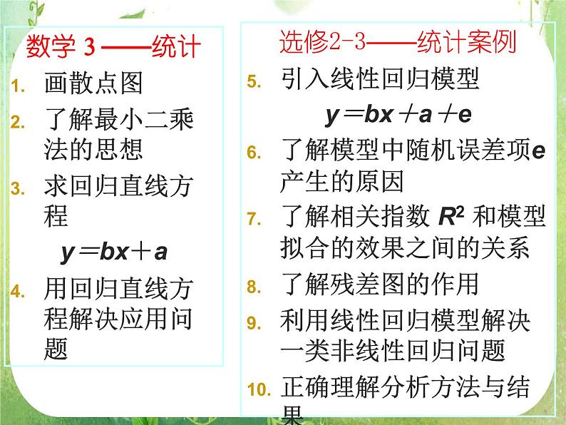 《回归分析的基本思想及其初步应用》课件4（20张PPT）（新人教A版选修2-3）02