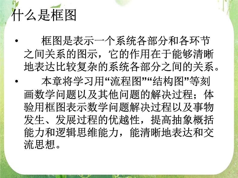 2013高二数学新课程 4.1《流程图》课件2（新人教A版选修2-1）03