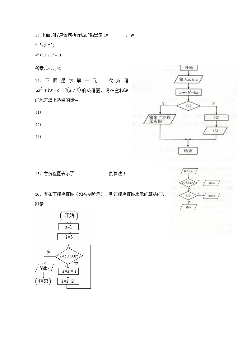 《结构图》同步练习3（新人教A版选修1-2）03