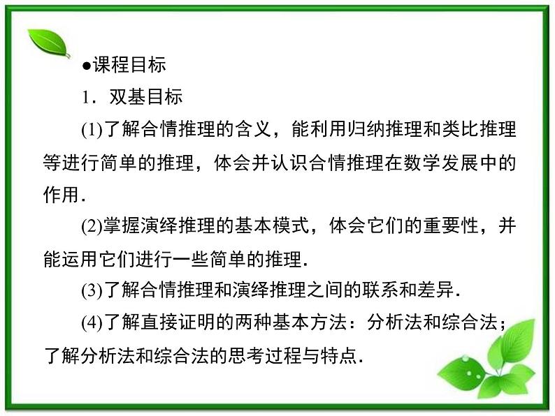 2013高二数学（人教B版）选修1-2课件：2-1-1《合情推理》第3页