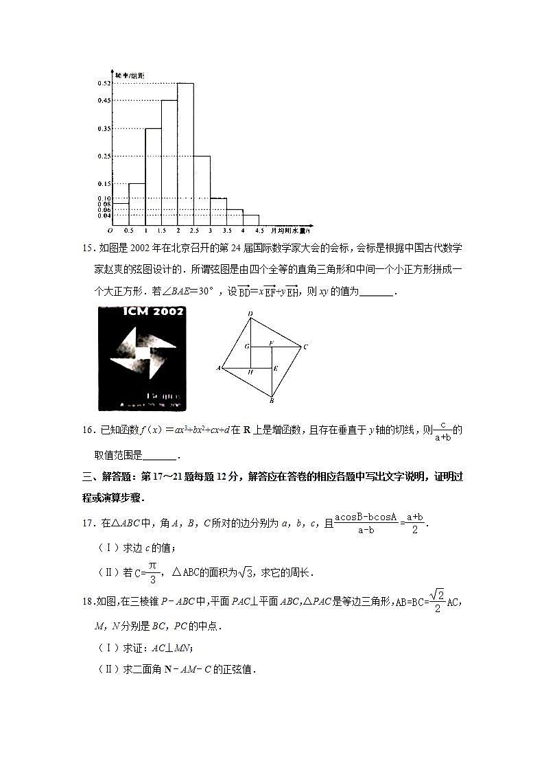 2021届新疆乌鲁木齐市高考数学第一次质检试卷（理科）03
