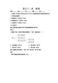 高中数学人教版新课标B选修1-2第四章 框图综合与测试课时训练