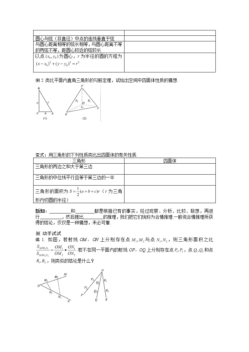 高二新课程数学《2.1.1合情推理》导学案2（新人教A版）选修1-2第2页