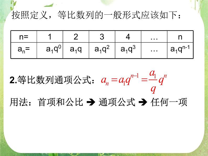 广东省佛山市顺德区罗定邦中学高中数学必修五《2.4等比数列的概念与通项》课件第5页