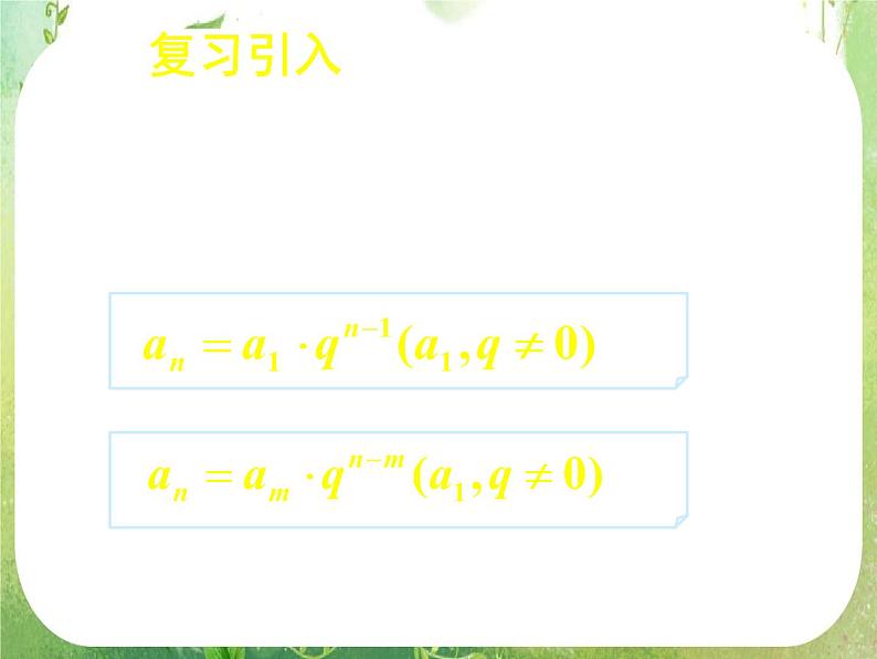 《等比数列的前n项和（一）》新人教数学A版必修五课件第2页