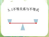 数学：3.1《不等关系与不等式》课件一（新人教A版必修五）