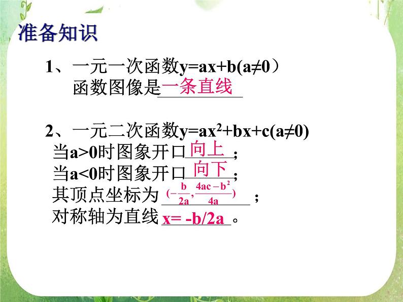 湖南省桃江四中高一数学人教A版必修5 3.2.1《一元二次不等式及其解法(一)》课件02