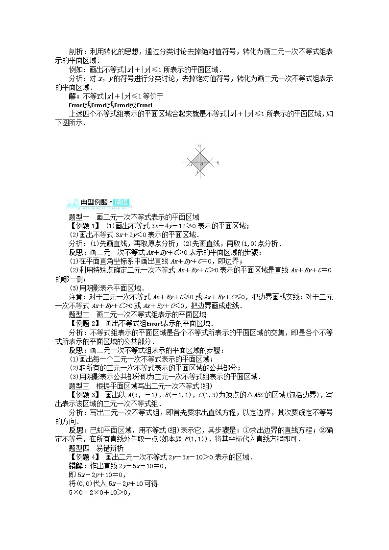 2013-2014学年高中数学 3.3.1《二元一次不等式(组)与平面区域》(第1课时)目标导学 新人教A版必修5练习题第2页