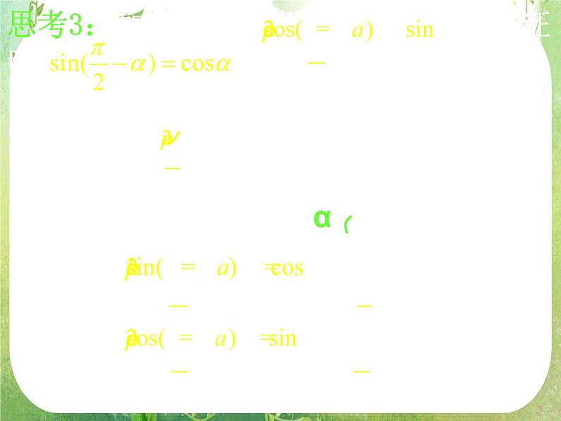 高一数学《1.3-2三角函数的诱导公式》课件新课程（新课标人教A版）必修四06
