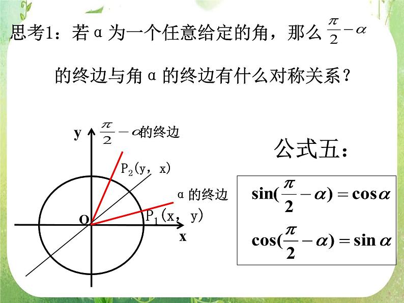 浙江省乐清市白象中学高中数学课件 1.3三角函数的诱导公式（2）04
