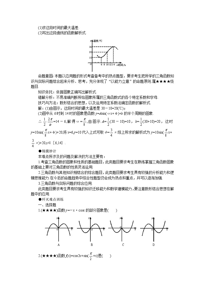 《三角函数的图象与性质》学案2（新人教A版必修4）第3页