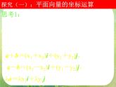 河南省洛阳市第二外国语学校高中数学新人教A版必修四课件：2.3.3-4平面向量的基本定理及坐标表示