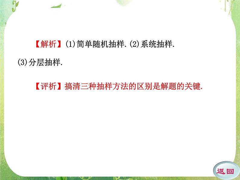 数学：2.3《分层抽样》课件（新人教A版必修）07
