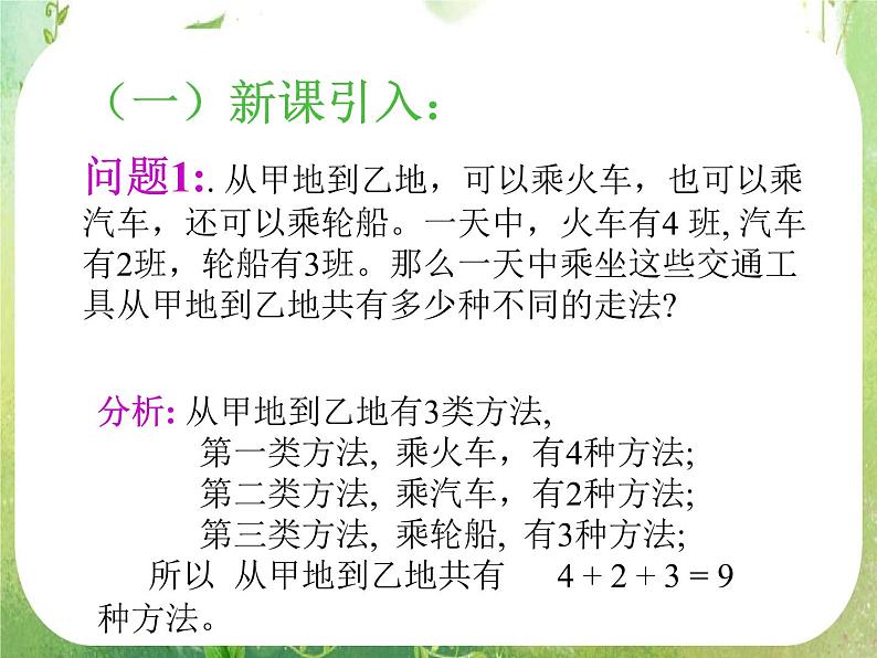 《分类加法计数原理与分步乘法计数原理》课件4（31张PPT）（人教A版选修2-3）03