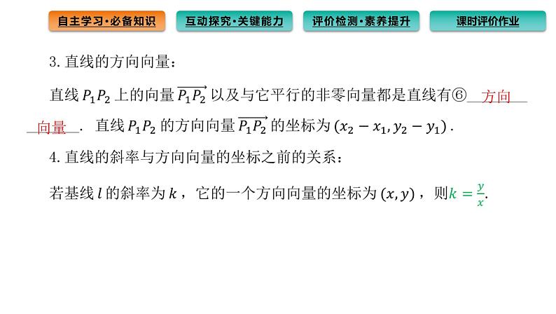 2.1.1 倾斜角与斜率 课件（44张）高中数学新人教A版选择性必修第一册第6页