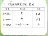 数学：1.2《任意角的三角函数》课件一（新人教A版必修四）