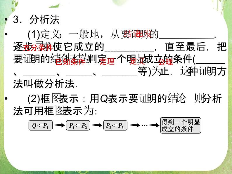 2013高二数学新课程 2.2.1《综合法和分析法》课件（新人教A版选修2-2）05