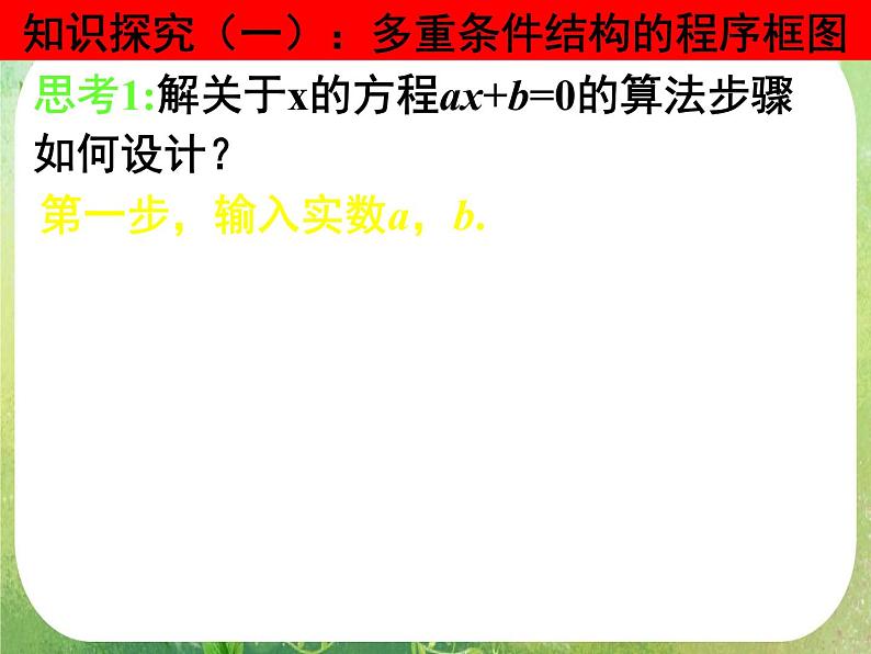 高一数学人教A版必修3课件：1.1.4 《程序框图的画法》第4页
