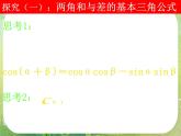 河南省洛阳市第二外国语学校高中数学新人教A版必修四课件：3.1.2两角和与差的正弦、余弦、正切公式