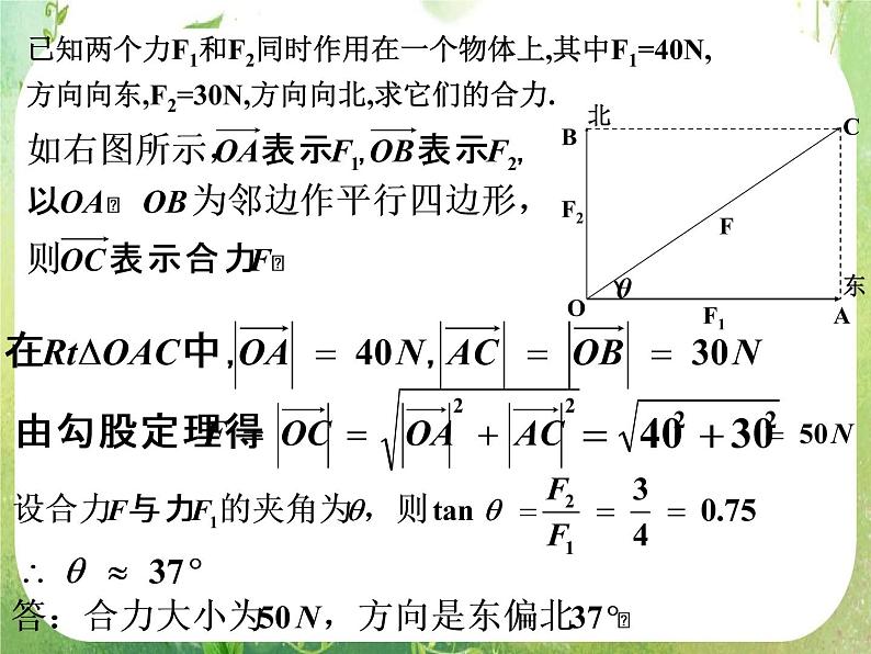 吉林省长岭县第四中学高一数学：《平面向量》课件第2页