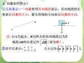 吉林省长岭县第四中学高一数学：《平面向量》课件