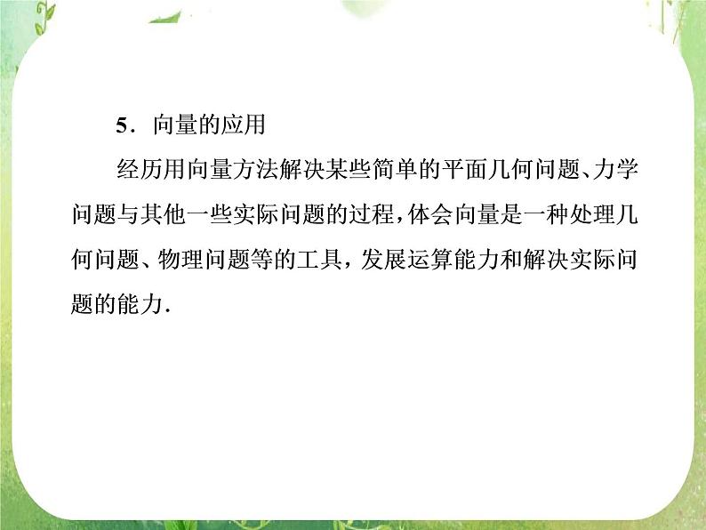 2013届数学一轮复习典例讲练课件 4-1《平面向量》人教A版必修407