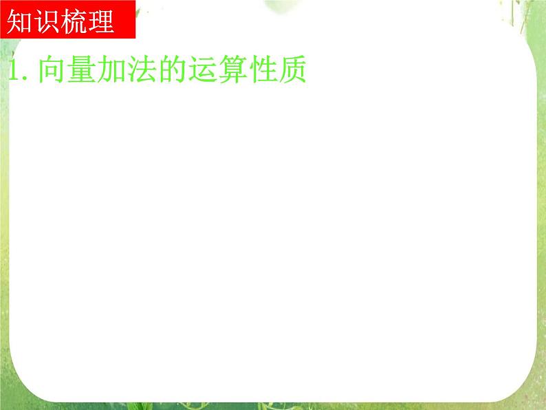 高一数学《第二章 平面向量》单元复习 课件2新课程（新课标人教A版）必修四第4页