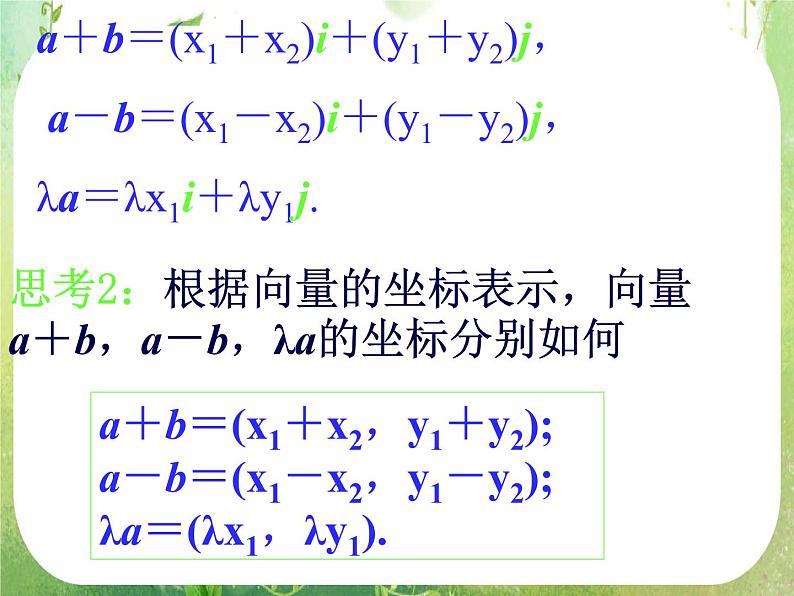 数学：2.3.3《平面向量基本定理及坐标表示》课件（2）（新人教A版必修4）06