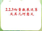 《向量数乘运算及其几何意义(一)》新人教数学A版必修四课件