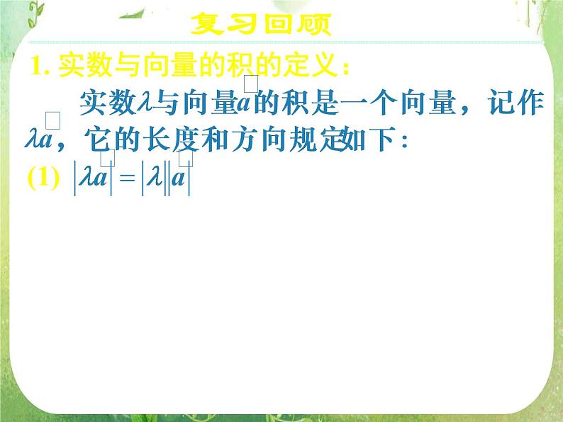 《向量数乘运算及其几何意义(二)》新人教数学A版必修四课件03